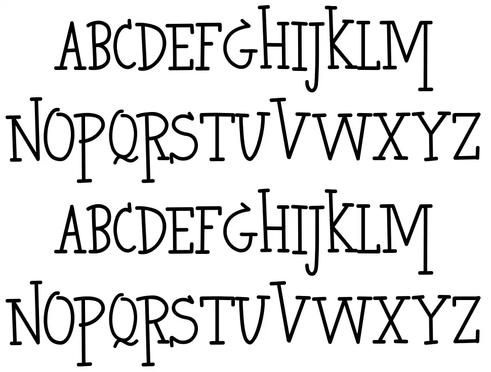 Hero Killerfont specimens