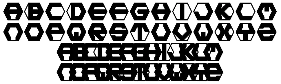 Hexotic LDRfont specimens