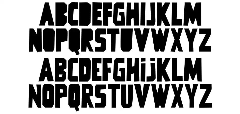 Hi TVfont specimens