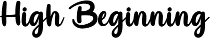 High Beginning