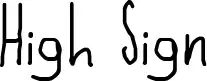 High Sign