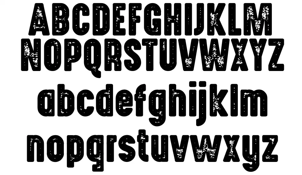 High Voltage Heavy Roughfont specimens