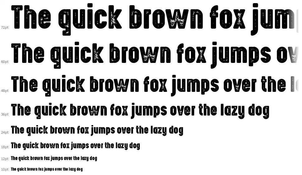 High Voltage Heavy Roughfont waterfall