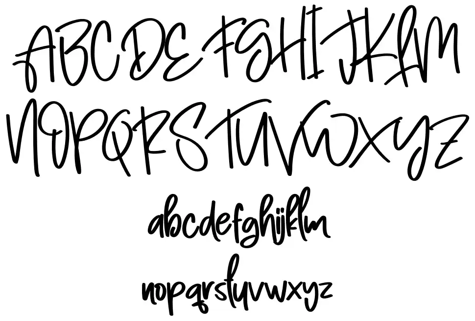Hightschoolfont specimens