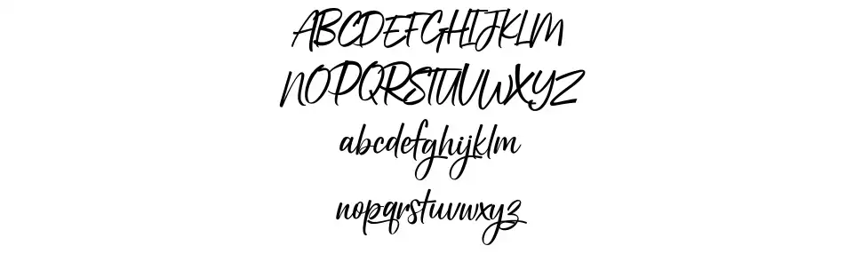 Holiday Scriptfont specimens