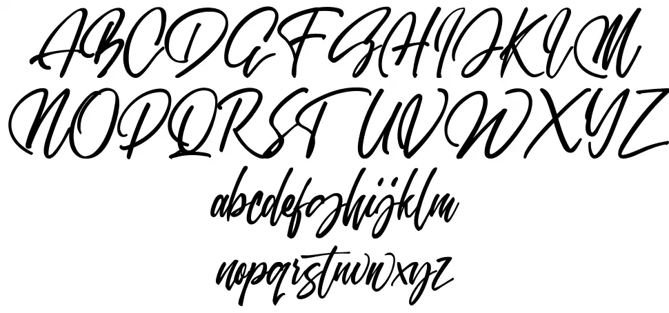 Honey Carrotfont specimens