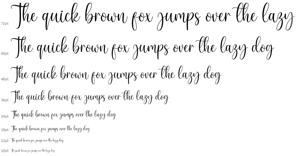 Honey Sweetyfont waterfall