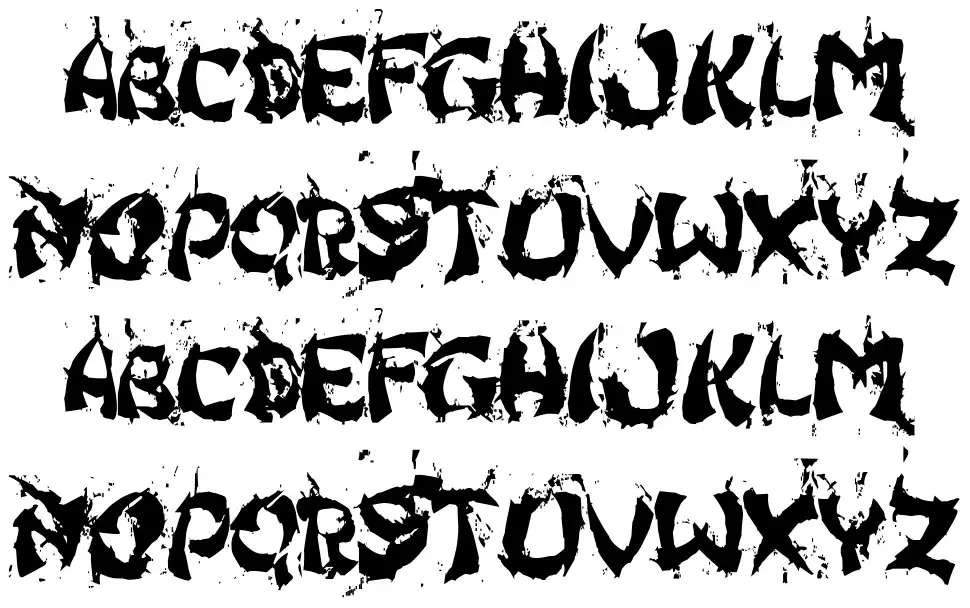 Hong Kong Fist Fuckfont specimens