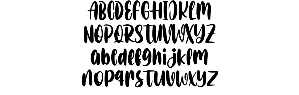 Hustcroftfont specimens