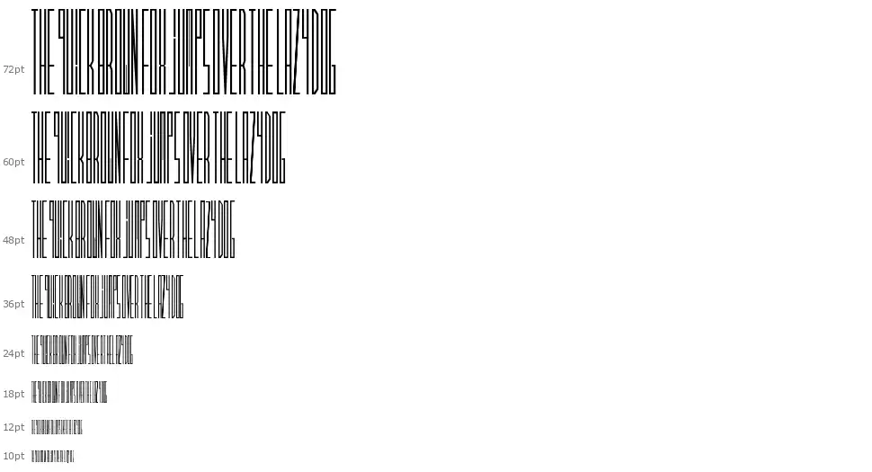 #iDfont waterfall
