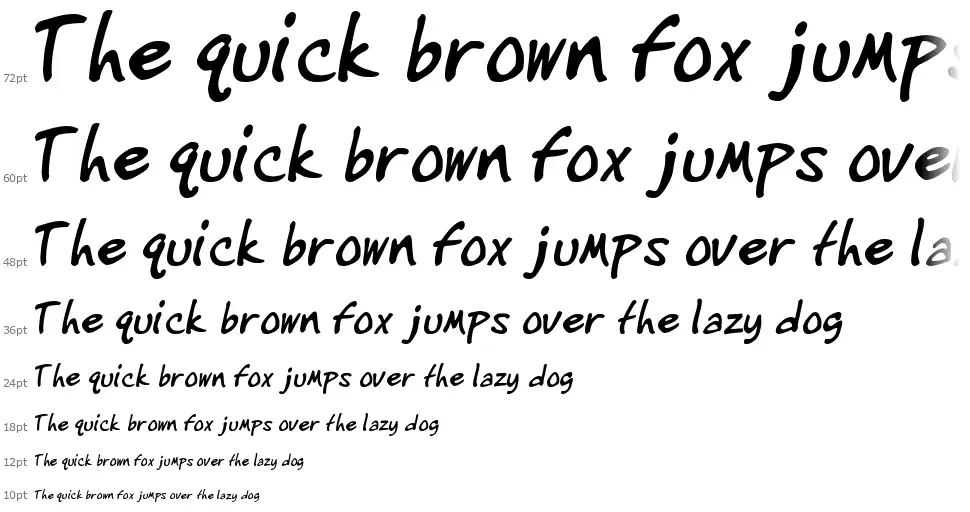 IgniteMe font waterfall