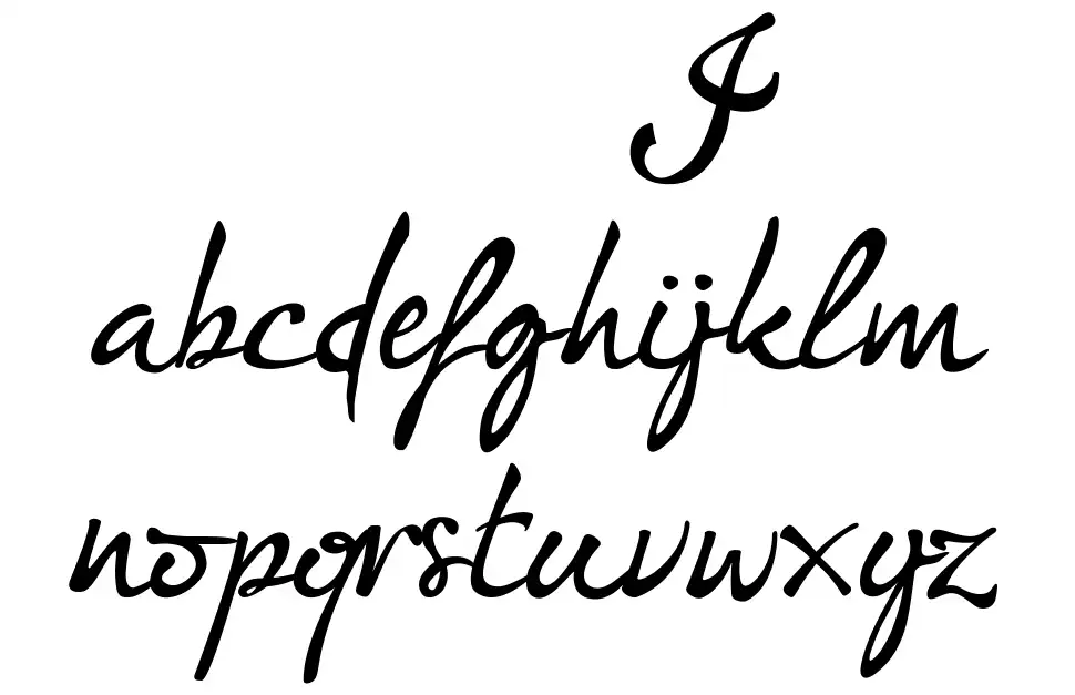 I'm fashionista!font specimens