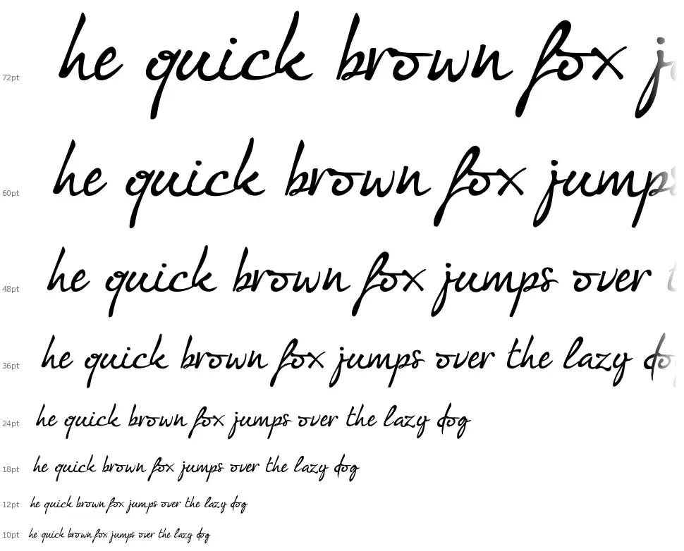 I'm fashionista!font waterfall