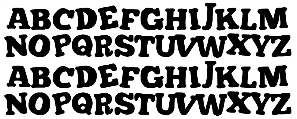 Improbablefont specimens