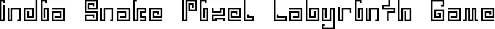 India Snake Pixel Labyrinth Game