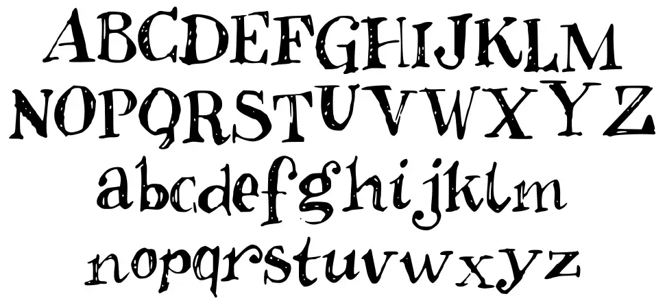 Inkies 2font specimens