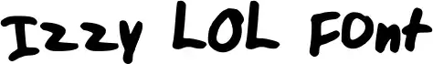 Izzy LOL Font