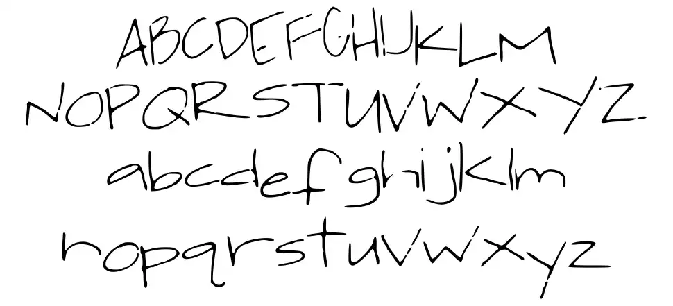 Jackis Handwritingfont specimens