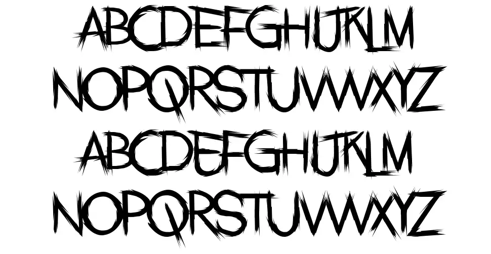 Jacknifefont specimens