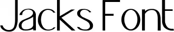 Jacks Font