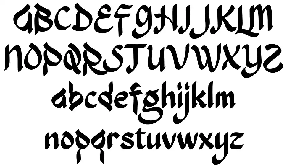 Jaiz Syoeb Spécimens Jaiz Syoebfont specimens