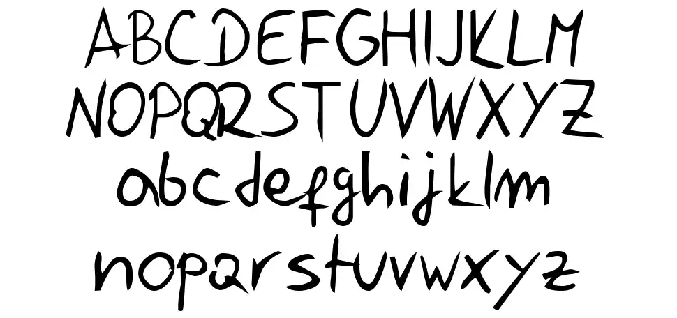 Jelusic Rukopisnifont specimens