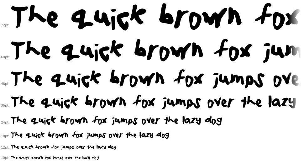 JJWeb2font waterfall