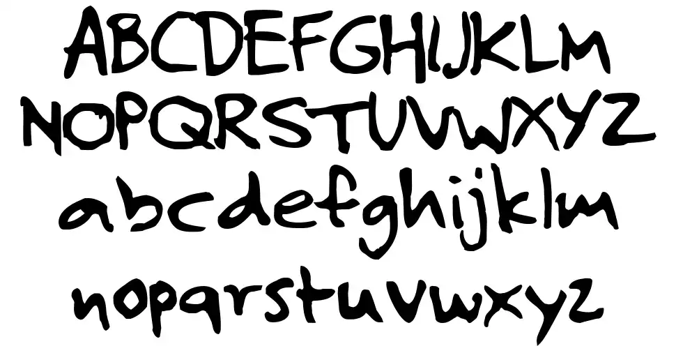 Josef Xuereb's Two and a Half Menfont specimens