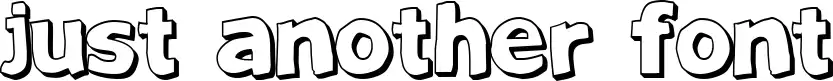 Just Another Font