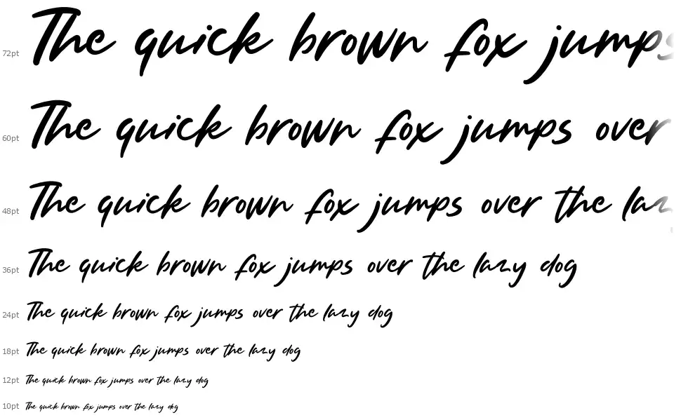 Just For Youfont waterfall
