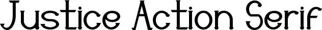 Justice Action Serif