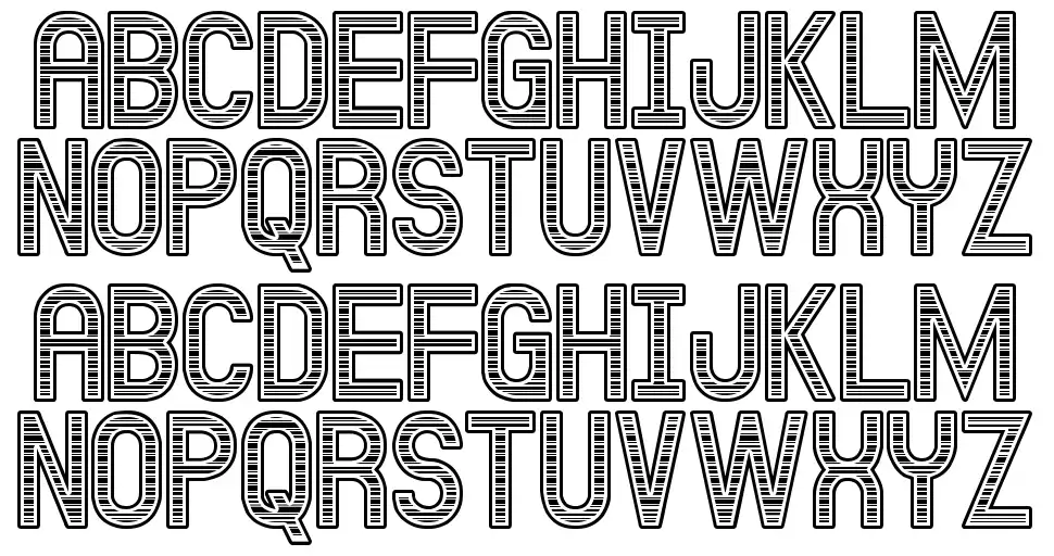 Jux Kadabra Stfont specimens