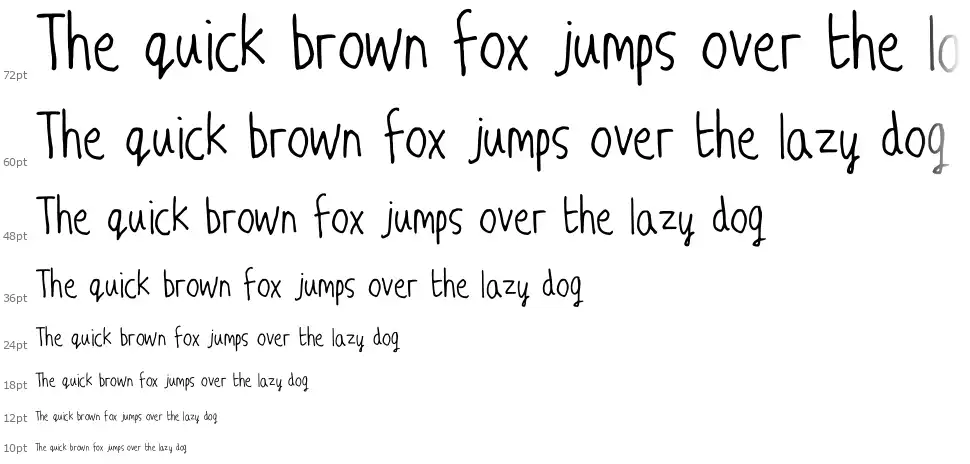 JW Scriptfont waterfall