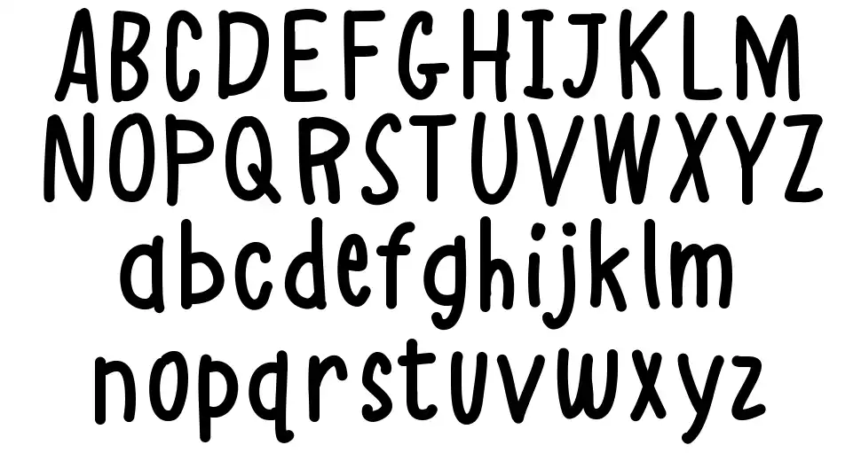 K26 Alpha Casualfont specimens