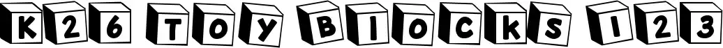 K26 Toy Blocks 123