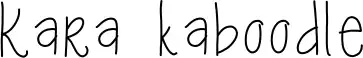 Kara kaboodle