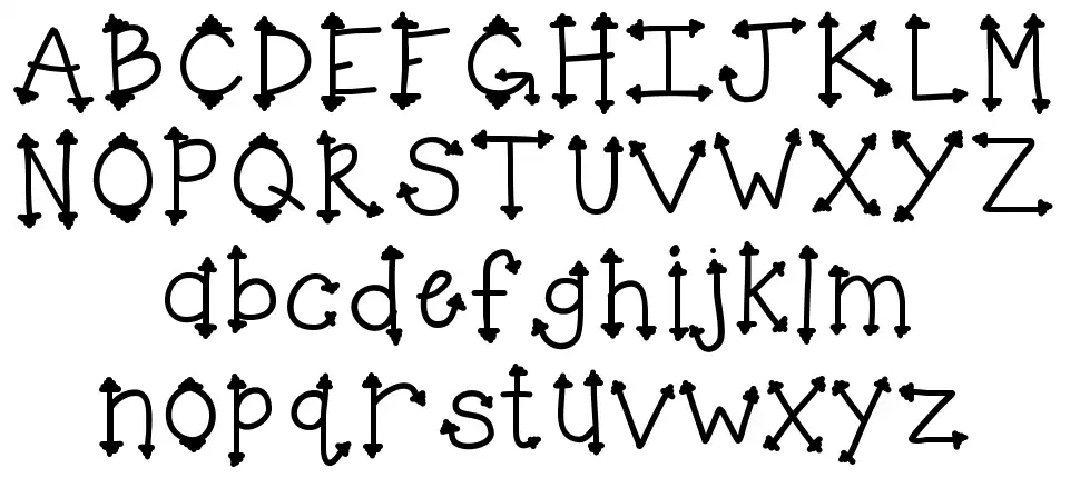 KB Her Highnessfont specimens