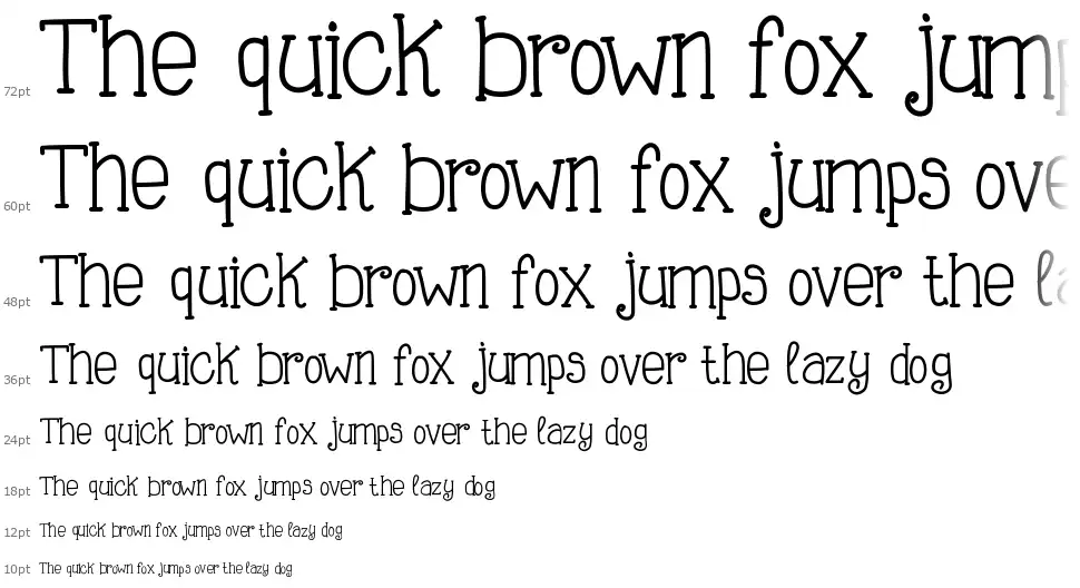 KB The Silent Nightfont waterfall