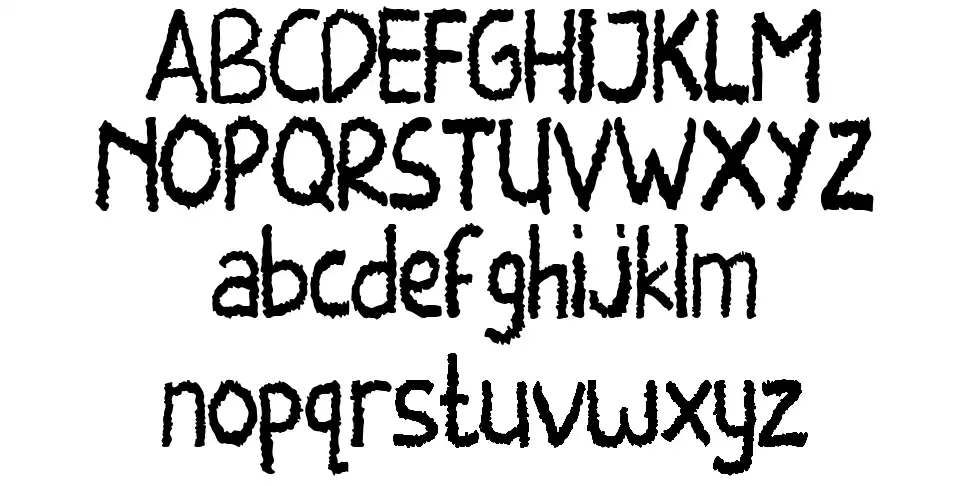 Kekeringanfont specimens