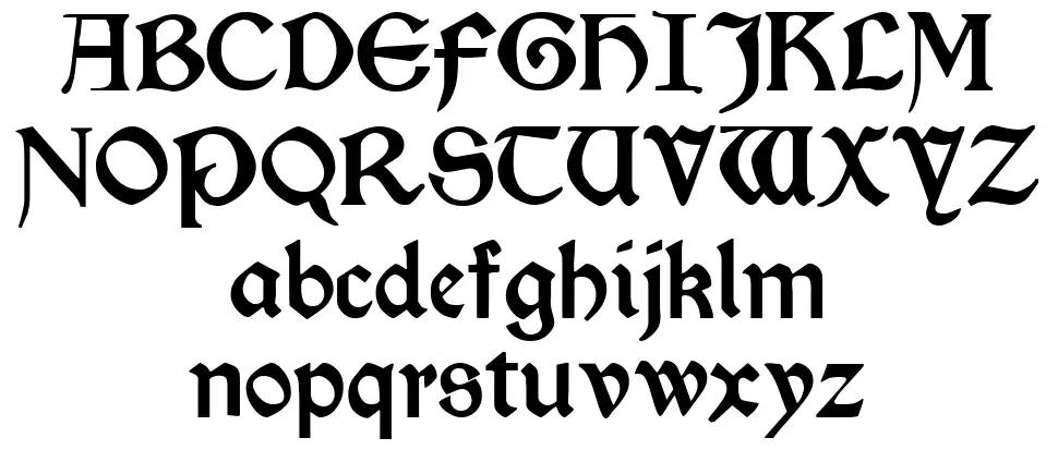 Kelmscottfont specimens