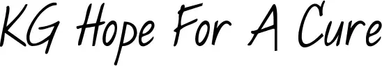 KG Hope For A Cure