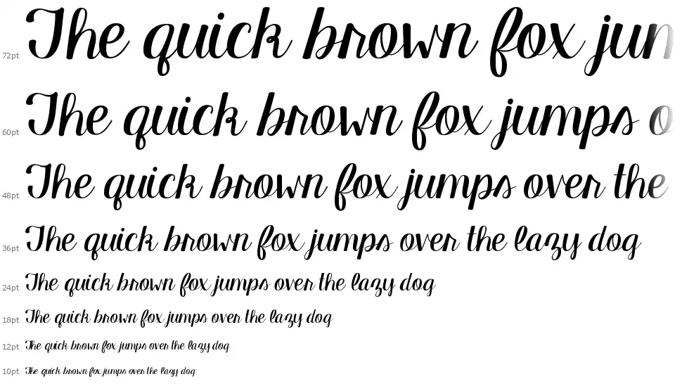 KG Manhattan Scriptfont waterfall