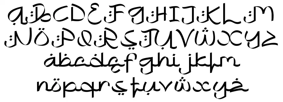 Khafidzfont specimens