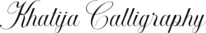 Khatija Calligraphy