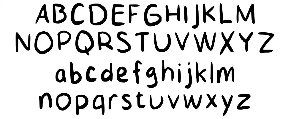 Kids Handwritingfont specimens