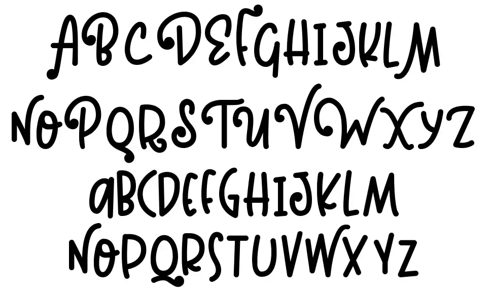 Kingletfont specimens