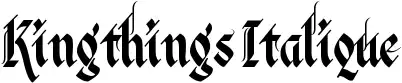 Kingthings Italique
