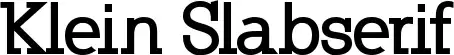 Klein Slabserif