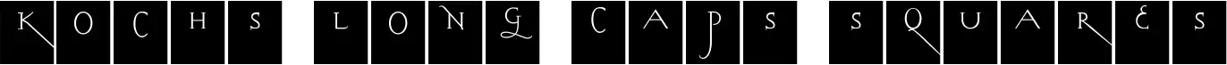 Kochs Long Caps Squares