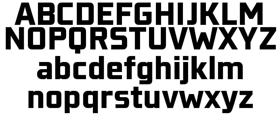 Konkretika WIPfont specimens